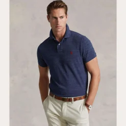 Polo Ralph Lauren Pikeepaidat|Kaikki Paidat>miesten pikeepaita, THE ICONIC MESH POLO Indigo
