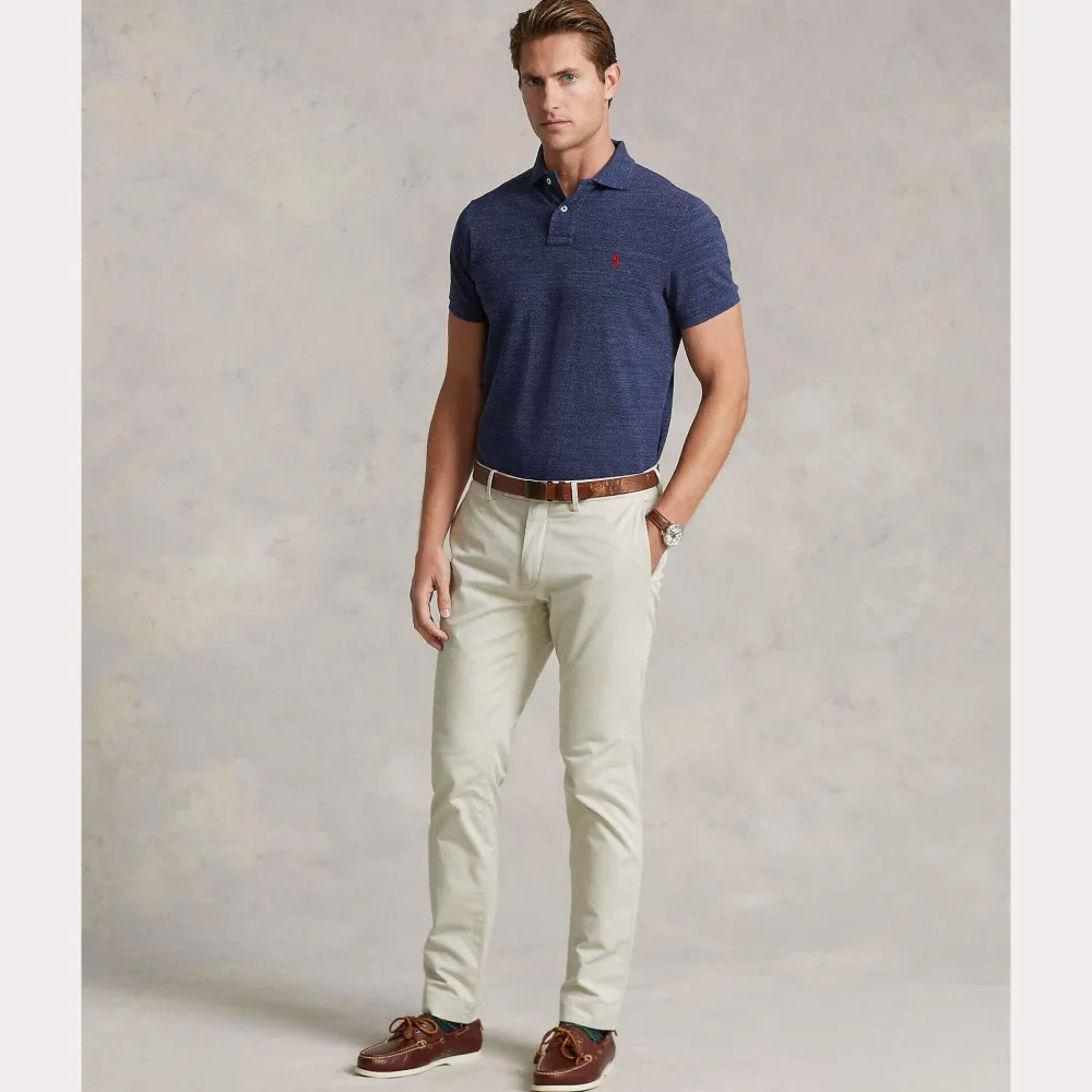 Polo Ralph Lauren Pikeepaidat|Kaikki Paidat>miesten pikeepaita, THE ICONIC MESH POLO Indigo