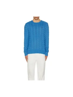 Polo Ralph Lauren Neulepuserot|Kaikki Neuleet>miesten neule, CABLE-KNIT COTTON SWEATER
