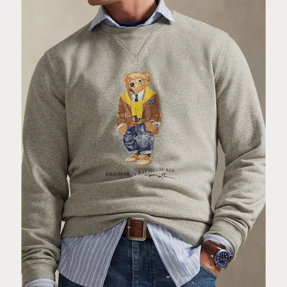 Polo Ralph Lauren Collegepaidat|Kaikki Paidat>miesten collegepaidat Polo Bear Fleece Sweatshirt, vaaleanharmaa