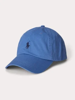 Polo Ralph Lauren Lippikset|Kaikki Päähineet>miesten lippis, COTTON CHINO BALL CAP Indigo