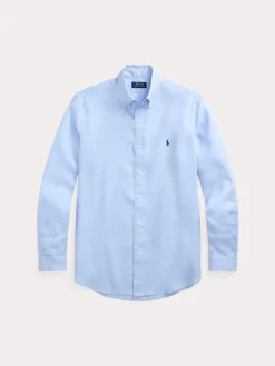 Polo Ralph Lauren Kauluspaidat|Kaikki Paidat>miesten kauluspaita, POLO LINEN SHIRT LS CUSTOM FIT