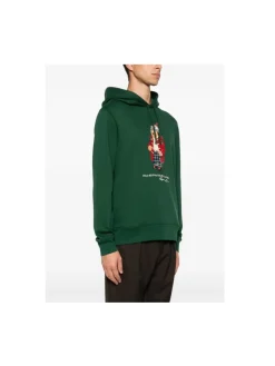 Polo Ralph Lauren Hupparit>Miesten Huppari, POLO BEAR FLEECE HOODIE Armeijanvihreä