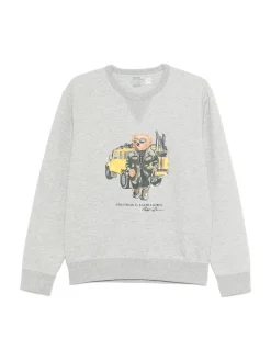 Polo Ralph Lauren Collegepaidat|Kaikki Paidat>miesten collegepaita, LONG SLEEVE-SWEATSHIRT BEAR
