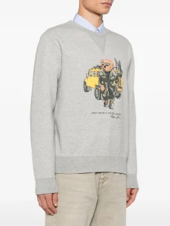 Polo Ralph Lauren Collegepaidat|Kaikki Paidat>miesten collegepaita, LONG SLEEVE-SWEATSHIRT BEAR