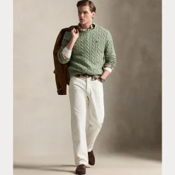 Polo Ralph Lauren Neulepuserot|Kaikki Neuleet>miesten neulepaita Cotton Cable LS Drive Pullover,