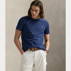 Polo Ralph Lauren T-Paidat|Kaikki Paidat>miesten t-paita, SHORT SLEEVE-T-SHIRT Sininen, Indigo