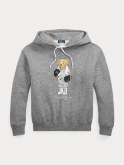 Polo Ralph Lauren Hupparit|Kaikki Paidat>naisten huppari POLO BEAR KNIT SWEATSHIRT, Vaaleanharmaa