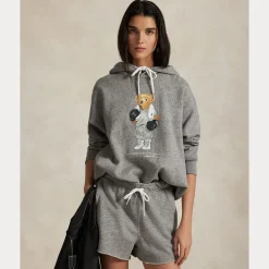 Polo Ralph Lauren Hupparit|Kaikki Paidat>naisten huppari POLO BEAR KNIT SWEATSHIRT, Vaaleanharmaa