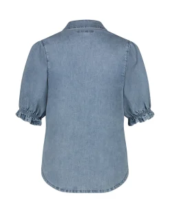 Red Button Paitapuserot|Kaikki Paidat>naisten pusero, VICTORIA BLOUSE LIGHT STONE Indigo