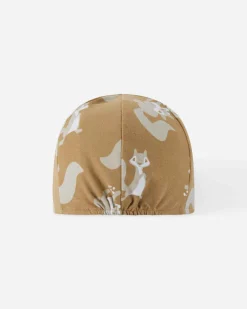 Reima Asusteet·Hellehatut Ja Lippikset|Asusteet·Kaikki Päähineet>lasten lippalakki, KÄÄNTÖHATTU KILPPARI Ruskea Kuosi