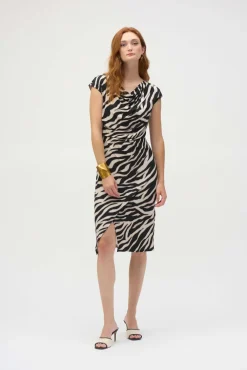 Ribkoff Mekot|Kaikki Mekot Ja Hameet>naisten mekko, SILKY KNIT ANIMAL PRINT