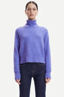 Samsoe Samsoe Neulepuserot|Kaikki Neuleet>Samsoe and Samsoe Naisten Neule NOLA T-N 7355 Liila