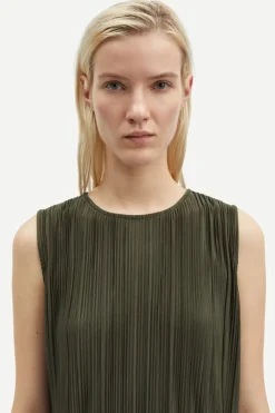 Samsoe Samsoe Topit|Kaikki Paidat>Samsoe and Samsoe Naisten Toppi, SAUMA O-N TOP 10167 Armeijanvihreä