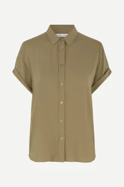 Samsoe Samsoe Paitapuserot|Kaikki Paidat>Samsoe and Samsoe, Naisten Lyhythihainen Kauluspaita, Majan Ss Shirt 9942