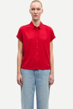 Samsoe Samsoe T-Paidat|Kaikki Paidat>Samsoe and Samsoe, Naisten Lyhythihainen Kauluspaita, Majan Ss Shirt 9942