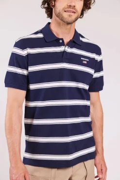 Sebago Pikeepaidat|Kaikki Paidat>miesten pikeepaita, MILO STRIPED PIQUE NOS