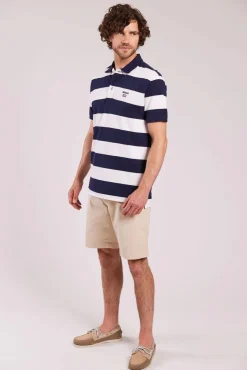 Sebago Pikeepaidat|Kaikki Paidat>miesten pikeepaita, MICK BLOCK STRIPE PIQUE NOS