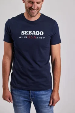 Sebago T-Paidat|Kaikki Paidat>miesten t-paita, AUTHENTIC LOGO TEE