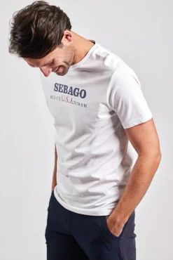 Sebago T-Paidat|Kaikki Paidat>miesten t-paita, AUTHENTIC LOGO TEE