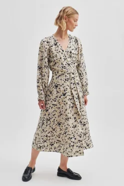 Second Female Kaikki Mekot Ja Hameet|Mekot>mekko, GUARA WRAP DRESS