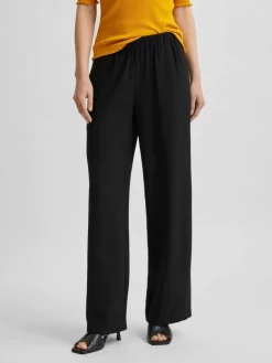 Selected Femme Suorat Housut Ja Kangashousut|Kaikki Housut Ja Farkut>housut, SLFTINNI-RELAXED MW WIDE PANT