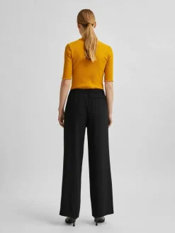 Selected Femme Suorat Housut Ja Kangashousut|Kaikki Housut Ja Farkut>housut, SLFTINNI-RELAXED MW WIDE PANT