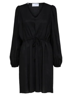 Selected Femme Mekot|Kaikki Mekot Ja Hameet>mekko, SLFVIVA LS SHORT LINEN DRESS