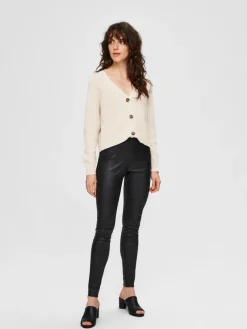 Selected Femme Leggingsit>Nahkahousut, Sylvia Mw Stretch Leather.