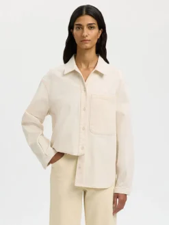 Selected Femme Paitapuserot|Kaikki Paidat>naisten farkkupaita SLFRELAXED Ebba Denim Shirt,