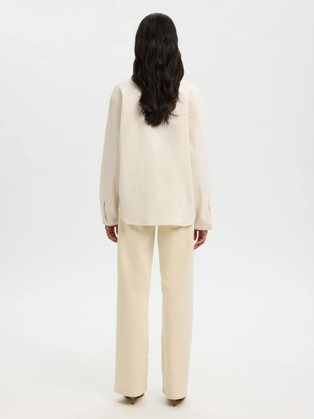 Selected Femme Paitapuserot|Kaikki Paidat>naisten farkkupaita SLFRELAXED Ebba Denim Shirt,