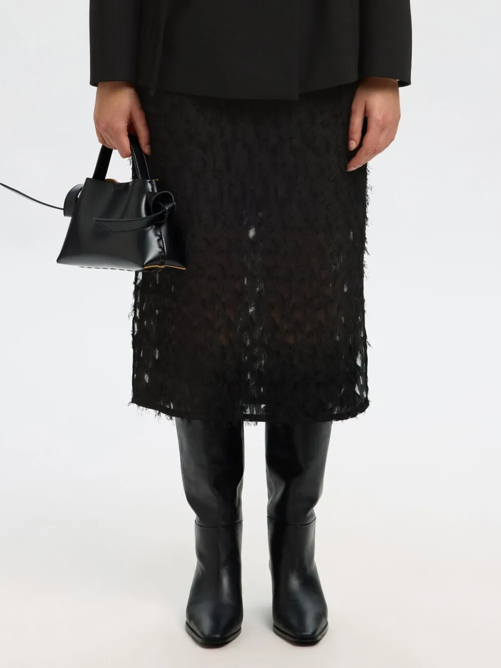 Selected Femme Hameet|Kaikki Mekot Ja Hameet>naisten hame, SLFMARION HW MIDI SKIRT B