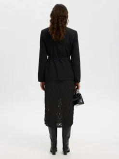 Selected Femme Hameet|Kaikki Mekot Ja Hameet>naisten hame, SLFMARION HW MIDI SKIRT B