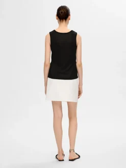 Selected Femme Topit|Kaikki Paidat>naisten hihaton toppi, SLFMOON SUS SL KNIT TOP