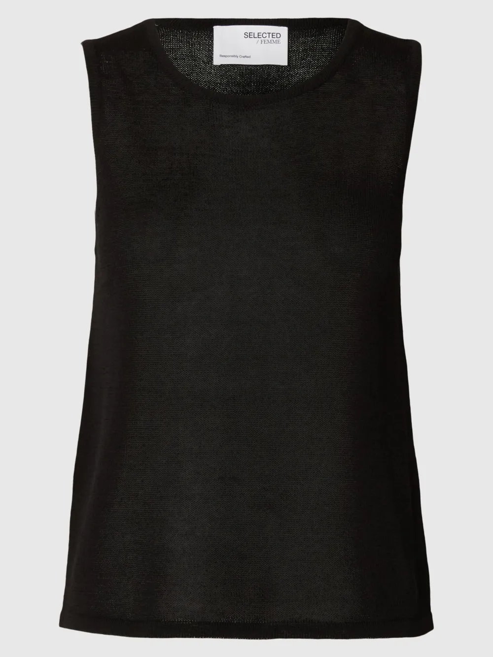 Selected Femme Topit|Kaikki Paidat>naisten hihaton toppi, SLFMOON SUS SL KNIT TOP