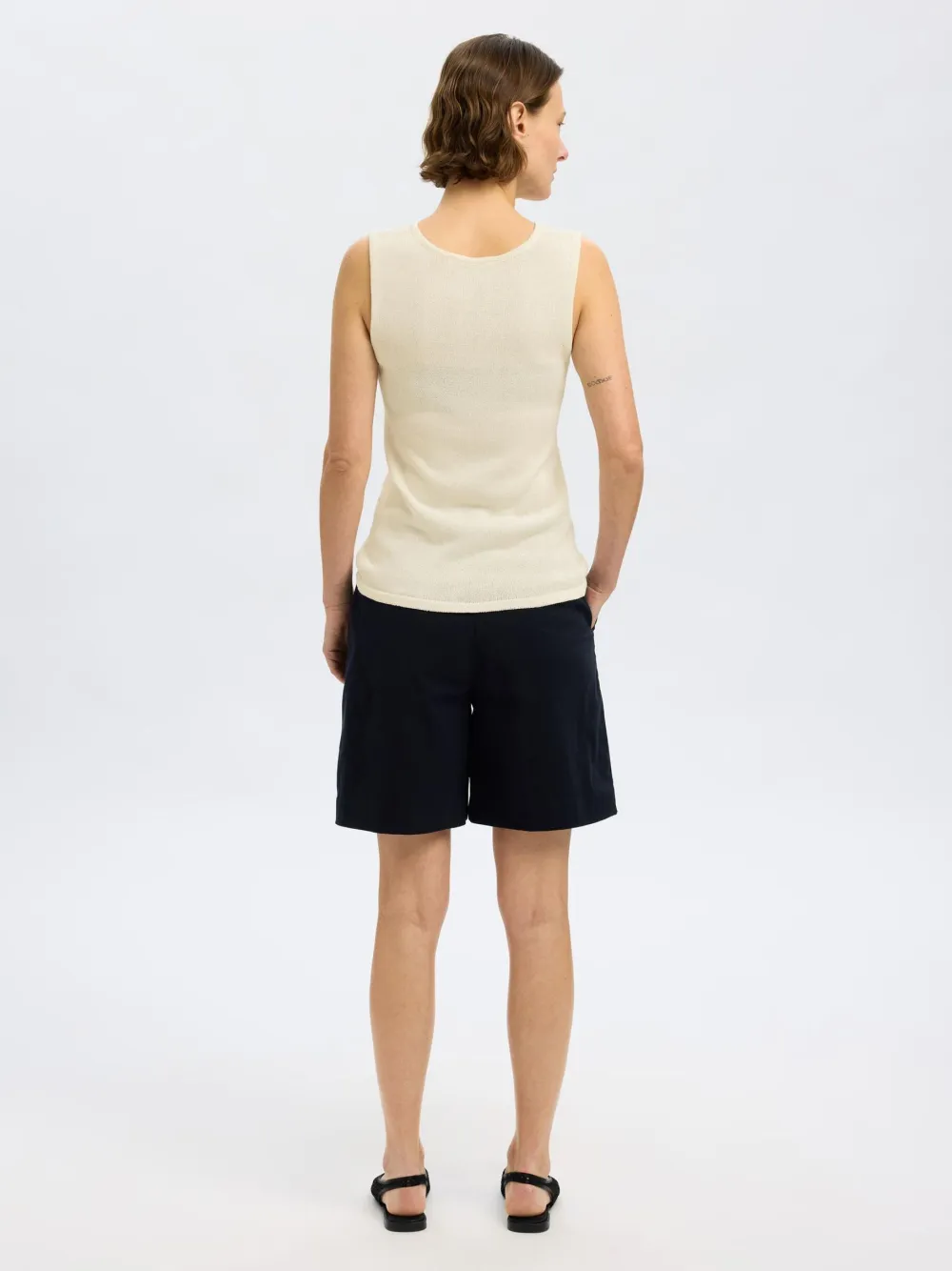 Selected Femme Topit|Kaikki Paidat>naisten hihaton toppi, SLFMOON SUS SL KNIT TOP