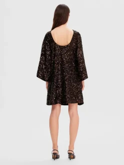 Selected Femme Mekot|Kaikki Mekot Ja Hameet>Naisten Mekko, AD-SLFMALLIE SS SHORT SEQUINS DRESS SUS