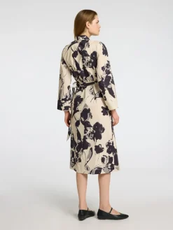 Selected Femme Mekot|Kaikki Mekot Ja Hameet>naisten mekko, SLFAVIANA LS AOP MIDI WRAP DRESS