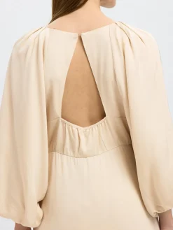 Selected Femme Mekot|Kaikki Mekot Ja Hameet>naisten mekko, SLFLAURINA 3/4 SHORT OPEN BACK DRESS