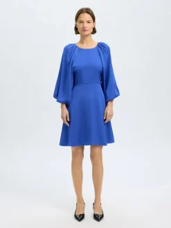 Selected Femme Mekot|Kaikki Mekot Ja Hameet>naisten mekko, SLFLAURINA 3/4 SHORT OPEN BACK DRESS