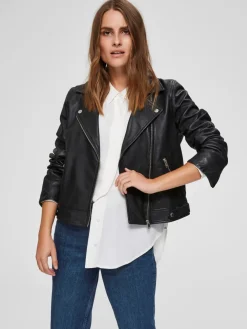 Selected Femme Kevättakit|Nahkatakit>Naisten Nahkatakki, Katie Leather Jacket
