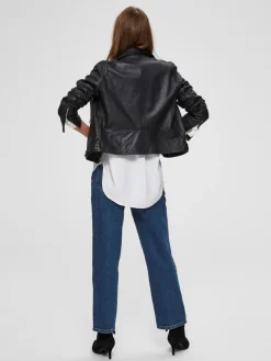 Selected Femme Kevättakit|Nahkatakit>Naisten Nahkatakki, Katie Leather Jacket