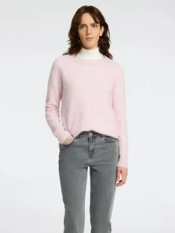 Selected Femme Neulepuserot|Kaikki Neuleet>Naisten Neulepaita, Lulu LS Knit O-Neck, Melan