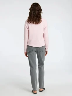 Selected Femme Neulepuserot|Kaikki Neuleet>Naisten Neulepaita, Lulu LS Knit O-Neck, Melan