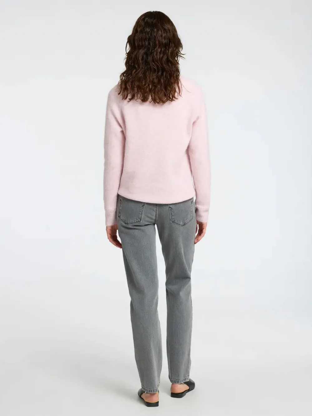 Selected Femme Neulepuserot|Kaikki Neuleet>Naisten Neulepaita, Lulu LS Knit O-Neck, Melan