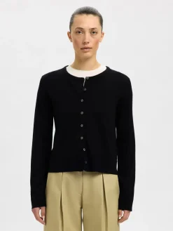 Selected Femme Neuletakit|Kaikki Neuleet>Naisten Neuletakki, SLFThea LS Knit Merino Cardigan Noos