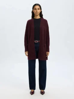 Selected Femme Neuletakit|Kaikki Neuleet>Naisten Neuletakki Lulu New Knit Long Cardigan