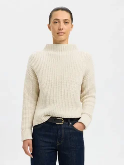 Selected Femme Kaikki Paidat|Neulepuserot>naisten neulepusero SLFSELMA SUS LS KNIT PULLOVER NOOS,