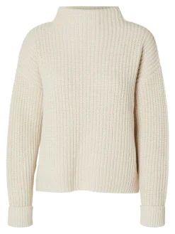 Selected Femme Kaikki Paidat|Neulepuserot>naisten neulepusero SLFSELMA SUS LS KNIT PULLOVER NOOS,