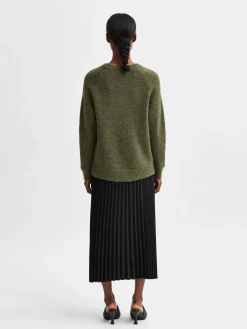 Selected Femme Neulepuserot|Kaikki Neuleet>Naisten Neulepaita, Lulu LS Knit O-Neck